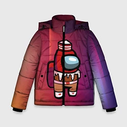 Куртка зимняя для мальчика Among Us Сладкий Z, цвет: 3D-черный
