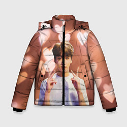 Куртка зимняя для мальчика JUNGKOOK BTS, цвет: 3D-светло-серый