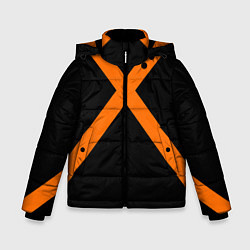 Куртка зимняя для мальчика Моя геройская академия, цвет: 3D-черный