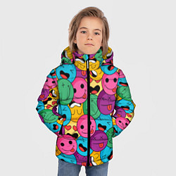 Куртка зимняя для мальчика Pattern, цвет: 3D-черный — фото 2
