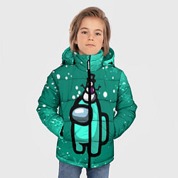 Куртка зимняя для мальчика AMONG US - СНЕЖНЫЙ, цвет: 3D-красный — фото 2