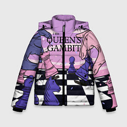 Куртка зимняя для мальчика The Queens Gambit, цвет: 3D-черный