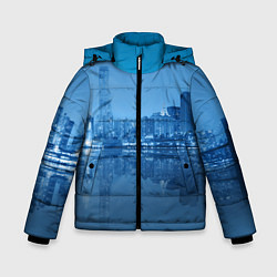 Куртка зимняя для мальчика New York, цвет: 3D-черный