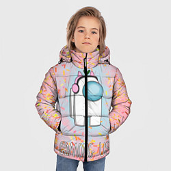 Куртка зимняя для мальчика Among Us Девочкам, цвет: 3D-черный — фото 2