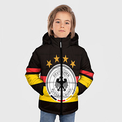 Куртка зимняя для мальчика СБОРНАЯ ГЕРМАНИИ, цвет: 3D-черный — фото 2
