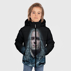 Куртка зимняя для мальчика Ведьмак 2 сезон, цвет: 3D-черный — фото 2