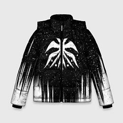 Куртка зимняя для мальчика Башня бога Крылатое древо Z, цвет: 3D-черный