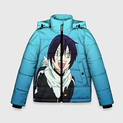 Куртка зимняя для мальчика ЯТОЧКА, цвет: 3D-черный