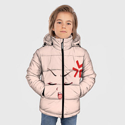 Куртка зимняя для мальчика Pleasure anime face, цвет: 3D-черный — фото 2