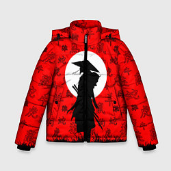 Куртка зимняя для мальчика САМУРАЙ, цвет: 3D-светло-серый