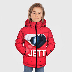 Куртка зимняя для мальчика Jett, цвет: 3D-черный — фото 2