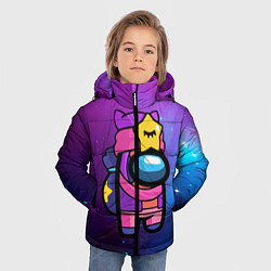 Куртка зимняя для мальчика AMONG US - BRAWL STARS SANDY, цвет: 3D-черный — фото 2