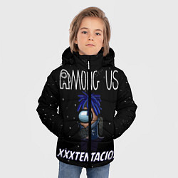 Куртка зимняя для мальчика Among Us XXXTENTACION, цвет: 3D-черный — фото 2
