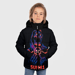Куртка зимняя для мальчика Sum 41 череп, цвет: 3D-черный — фото 2