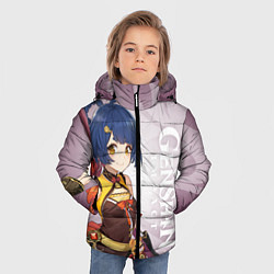 Куртка зимняя для мальчика GENSHIN IMPACT, СЯН ЛИН, цвет: 3D-черный — фото 2