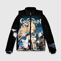 Куртка зимняя для мальчика GENSHIN IMPACT, цвет: 3D-черный