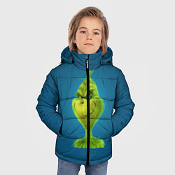 Куртка зимняя для мальчика Гринч, цвет: 3D-черный — фото 2