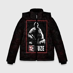 Куртка зимняя для мальчика Fuze, цвет: 3D-черный