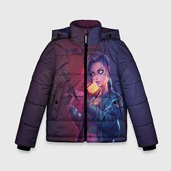 Куртка зимняя для мальчика Militech, цвет: 3D-красный