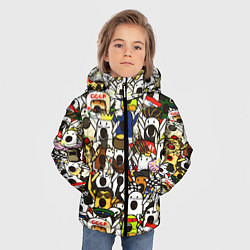 Куртка зимняя для мальчика НИЧОСИ, цвет: 3D-красный — фото 2