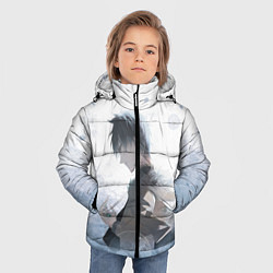 Куртка зимняя для мальчика Черный клевер, цвет: 3D-черный — фото 2