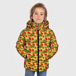 Куртка зимняя для мальчика День Защитника Отечества, цвет: 3D-черный — фото 2
