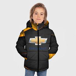 Куртка зимняя для мальчика CHEVROLET Шевроле, цвет: 3D-черный — фото 2