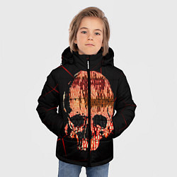 Куртка зимняя для мальчика Через из слов, цвет: 3D-черный — фото 2