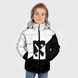 Куртка зимняя для мальчика DOTA2, цвет: 3D-черный — фото 2