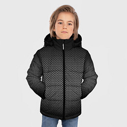 Куртка зимняя для мальчика Абстракция точки, цвет: 3D-черный — фото 2