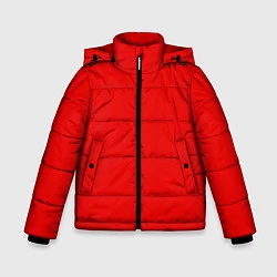 Куртка зимняя для мальчика КРАСНАЯ МАСКА, цвет: 3D-черный