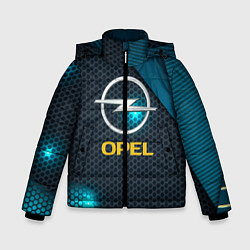 Куртка зимняя для мальчика OPEL ОПЕЛЬ, цвет: 3D-черный
