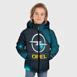 Куртка зимняя для мальчика OPEL ОПЕЛЬ, цвет: 3D-черный — фото 2
