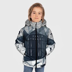 Куртка зимняя для мальчика DEATH STRANDING, цвет: 3D-черный — фото 2