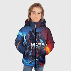 Куртка зимняя для мальчика Mass EFFECT Legendary ed, цвет: 3D-светло-серый — фото 2