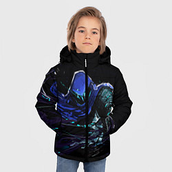 Куртка зимняя для мальчика Omen, цвет: 3D-черный — фото 2
