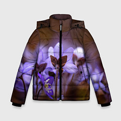 Зимняя куртка для мальчика Хрупкий цветок фиалка