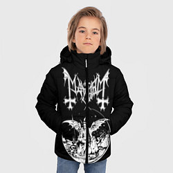 Куртка зимняя для мальчика Mayhem, цвет: 3D-черный — фото 2