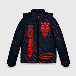 Зимняя куртка для мальчика CYBERPUNK 2077 samurai