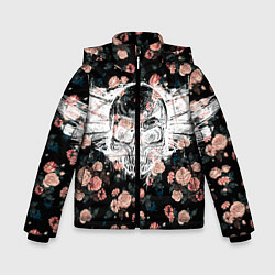 Зимняя куртка для мальчика Death and roses
