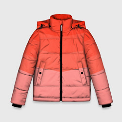 Зимняя куртка для мальчика Персиковый Градиент