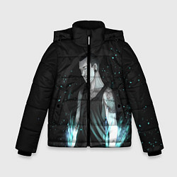 Куртка зимняя для мальчика Честер Линкин Парк, цвет: 3D-черный