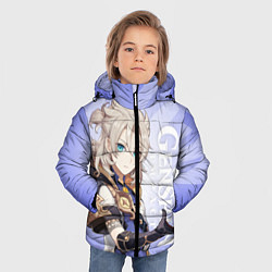 Куртка зимняя для мальчика GENSHIN IMPACT, АЛЬБЕДО, цвет: 3D-черный — фото 2