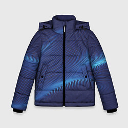 Зимняя куртка для мальчика 3D волна