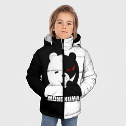 Куртка зимняя для мальчика MONOKUMA МОНОКУМА BEAR, цвет: 3D-черный — фото 2