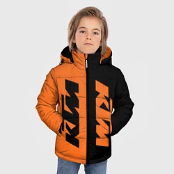 Куртка зимняя для мальчика KTM КТМ Z, цвет: 3D-черный — фото 2