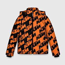 Куртка зимняя для мальчика KTM КТМ Z, цвет: 3D-черный