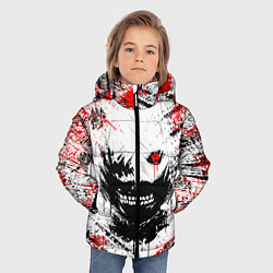 Куртка зимняя для мальчика ТОКИЙСКИЙ ГУЛЬ КЕН КАНЕКИ, цвет: 3D-черный — фото 2
