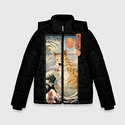 Куртка зимняя для мальчика CATZILLA, цвет: 3D-черный