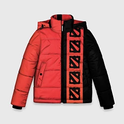 Куртка зимняя для мальчика Dota 2, цвет: 3D-черный